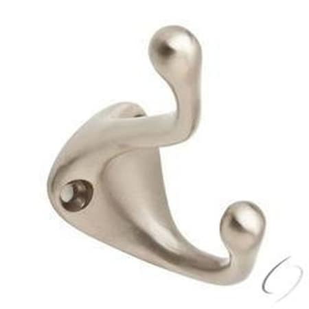 Ives Commercial Solid Brass Coat and Hat Hook Satin Nickel Finish 572B15